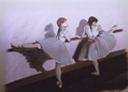 Wall Art by Allyson, Degas Ballet, degas mural, girl's room mural,ballet mural, mural, wall art, pink and brown mural